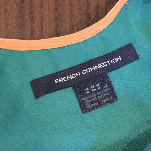 French Connection teal dress. - Picture 3 of 4